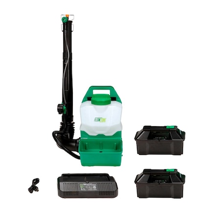 Flowzone Vortex 40V Battery Powered Backpack Mist Blower 2 Batteries 2.5-gal FZFAKZ-B2